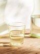 White Rim Glass Tumbler, 350ml